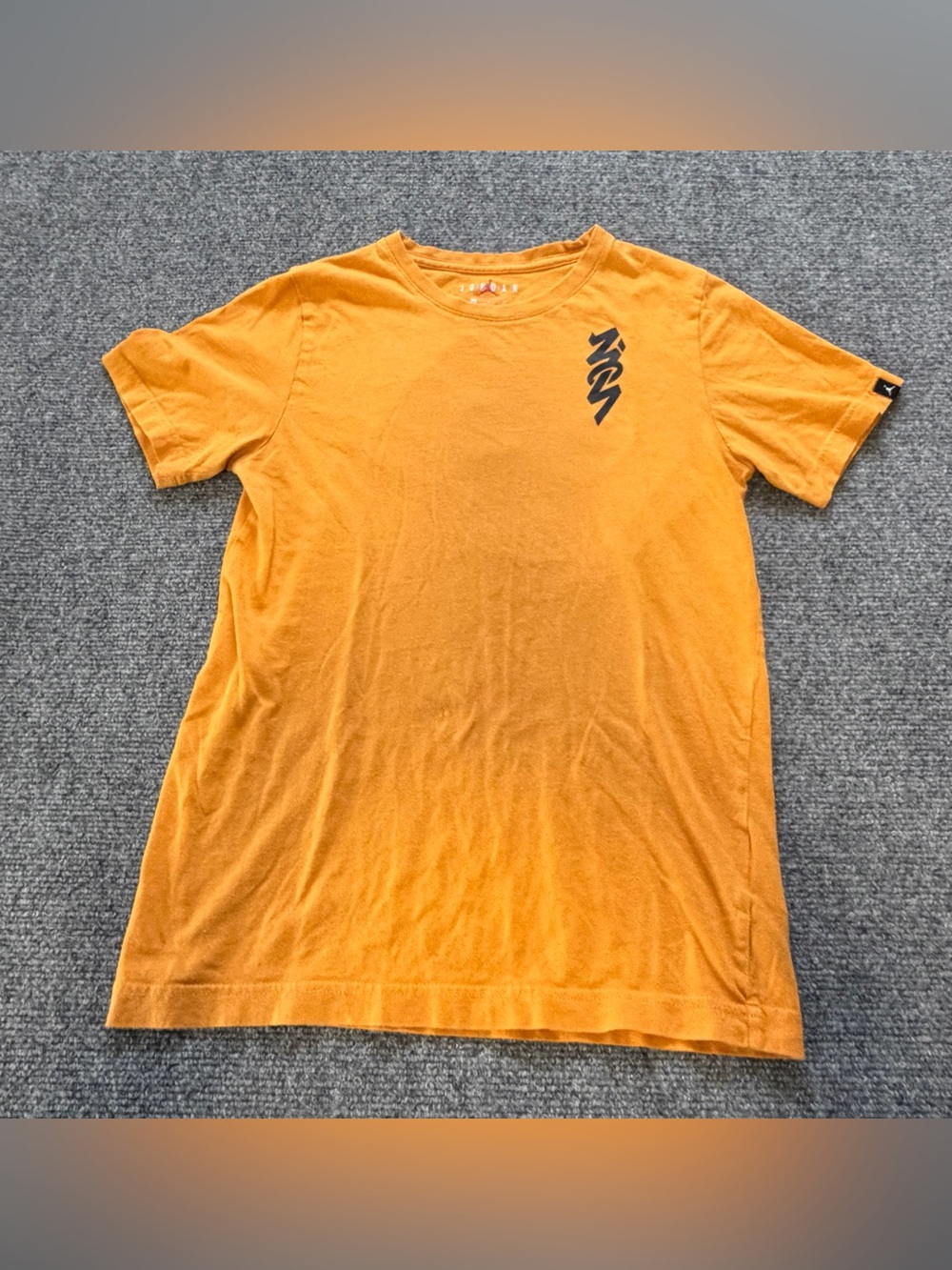 Air Jordan — Zion Williamson Let’s Dance Orange T-Shirt — Size Youth L- Flawed